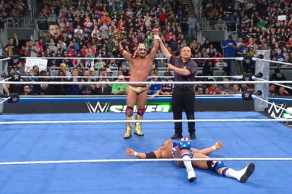 Dragon Lee derrotou Chad Gable e continua com o título