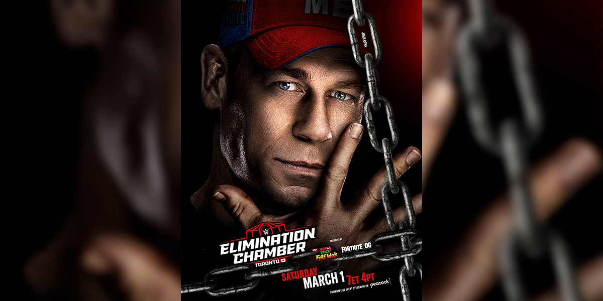 John Cena aparece no poster do Elimination Chamber