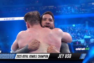 Jey Uso venceu a luta masculina do Royal Rumble