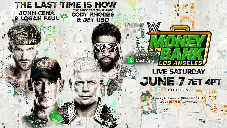 John Cena e Logan Paul vs. Cody Rhodes e Jey Uso no Money in The Bank 2025