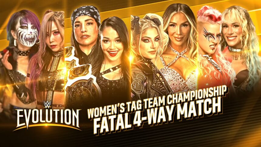 Women’s Tag Team Championship será defendido no Evolution