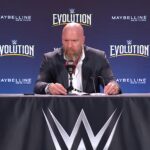 Triple H no pós show do Evolution