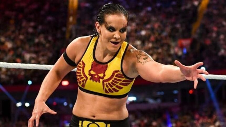 Shayna Baszler atuando na WWE