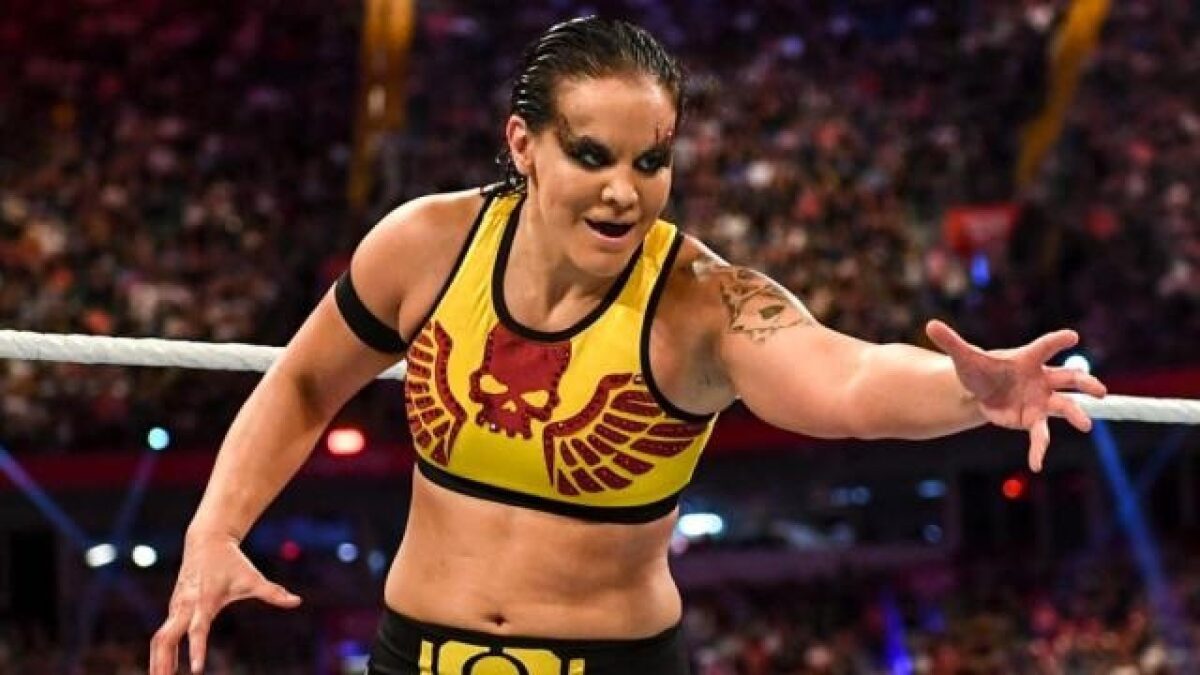 Shayna Baszler atuando na WWE