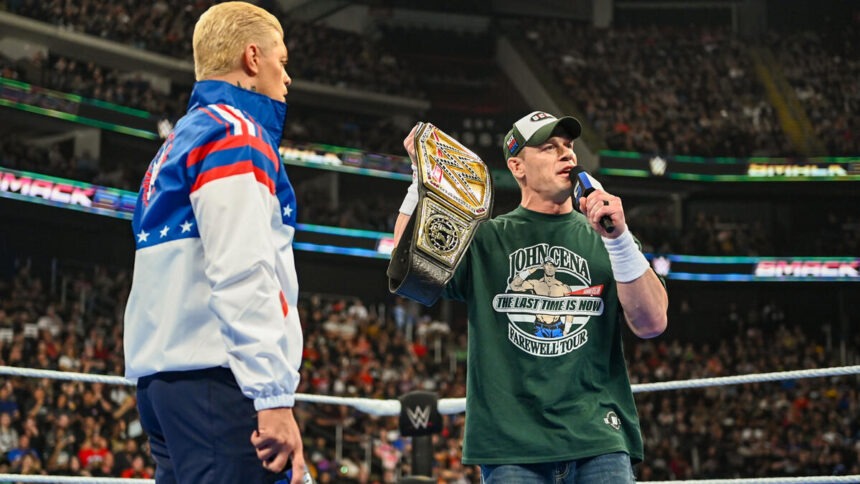Cody Rhodes e John Cena no SmackDown