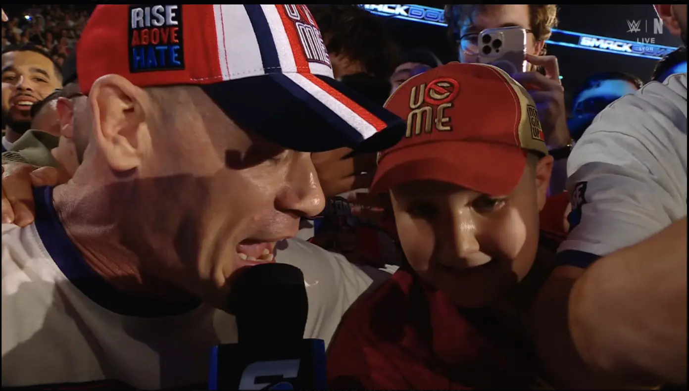 John Cena se desculpa com fã de Bruxelas