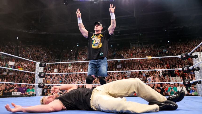 John Cena acertou Attitude Adjustment em Logan Paul