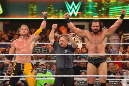 Logan Paul & Drew McIntyre no SummerSlam