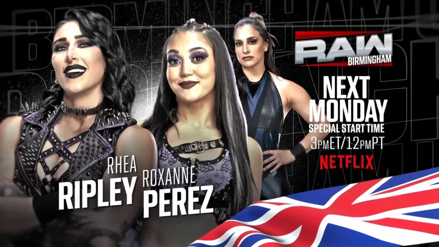 Rhea Ripley enfrentará Roxanne Perez no próximo RAW