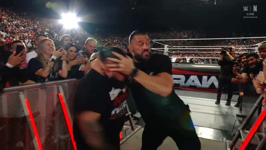Roman Reigns e Bronson Reed se envolveram em conflito no RAW
