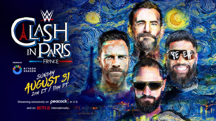 Seth Rollins defenderá título contra LA Knight, Jey Uso e CM Punk no Clash in Paris