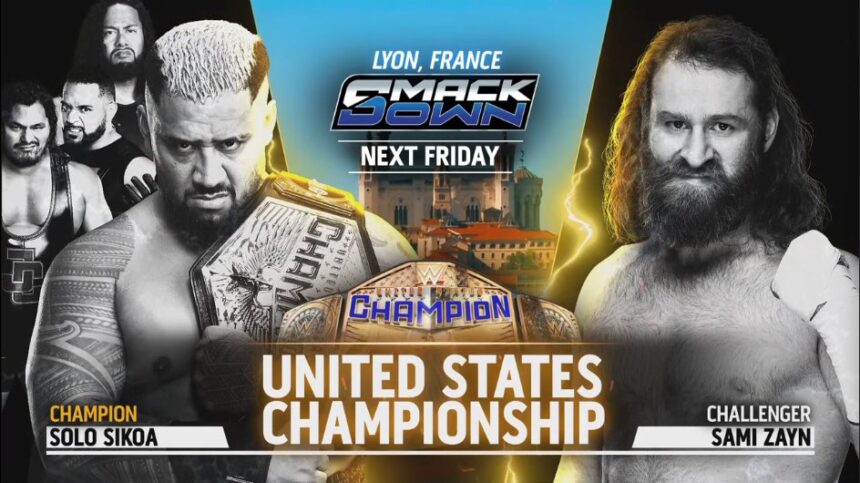 Solo Sikoa defenderá United States Championship contra Sami Zayn