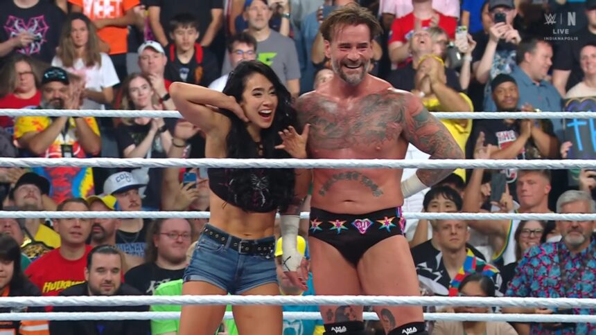 AJ Lee & CM Punk vencem na Wrestlepalooza