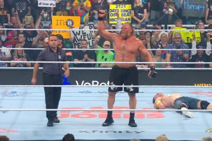 Brock Lesnar destrói John Cena na Wrestlepalooza