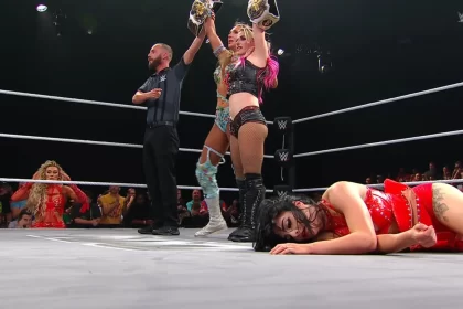 Charlotte Flair & Alexa Bliss seguem como campeãs de duplas no NXT Homecoming