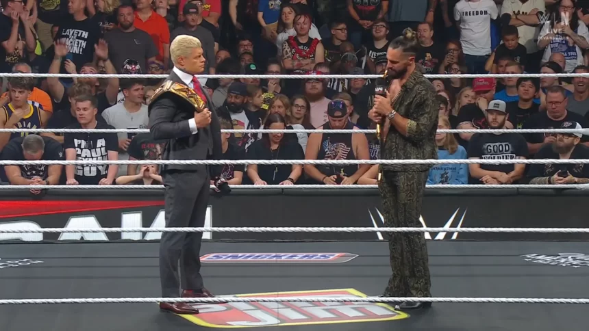 Cody Rhodes ficam cara a cara no RAW