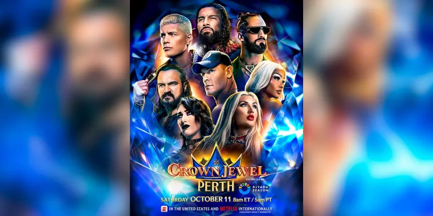 Poster oficial do Crown Jewel 2025