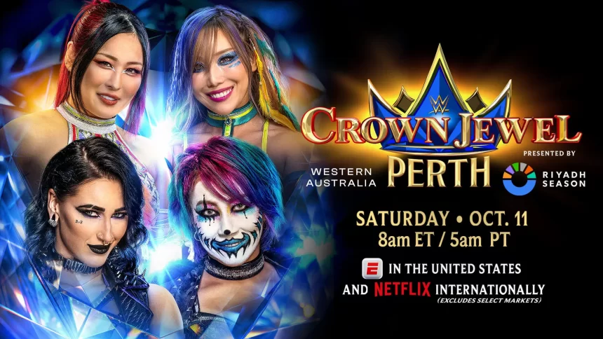 IYO Sky e Rhea Ripley enfrentarão Kabuki Warriors no Crown Jewel