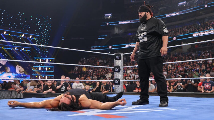 Jacob Fatu apareceu para confrontar Drew McIntyre