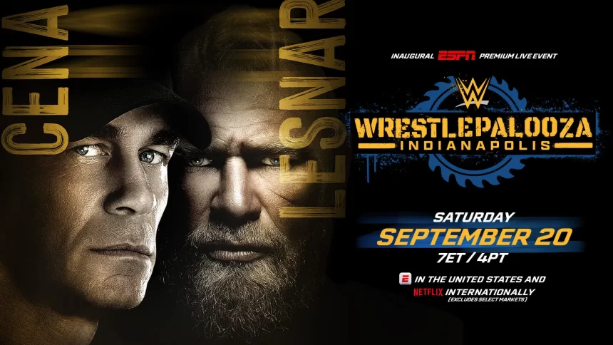 John Cena enfrentará Brock Lesnar na Wrestlepalooza