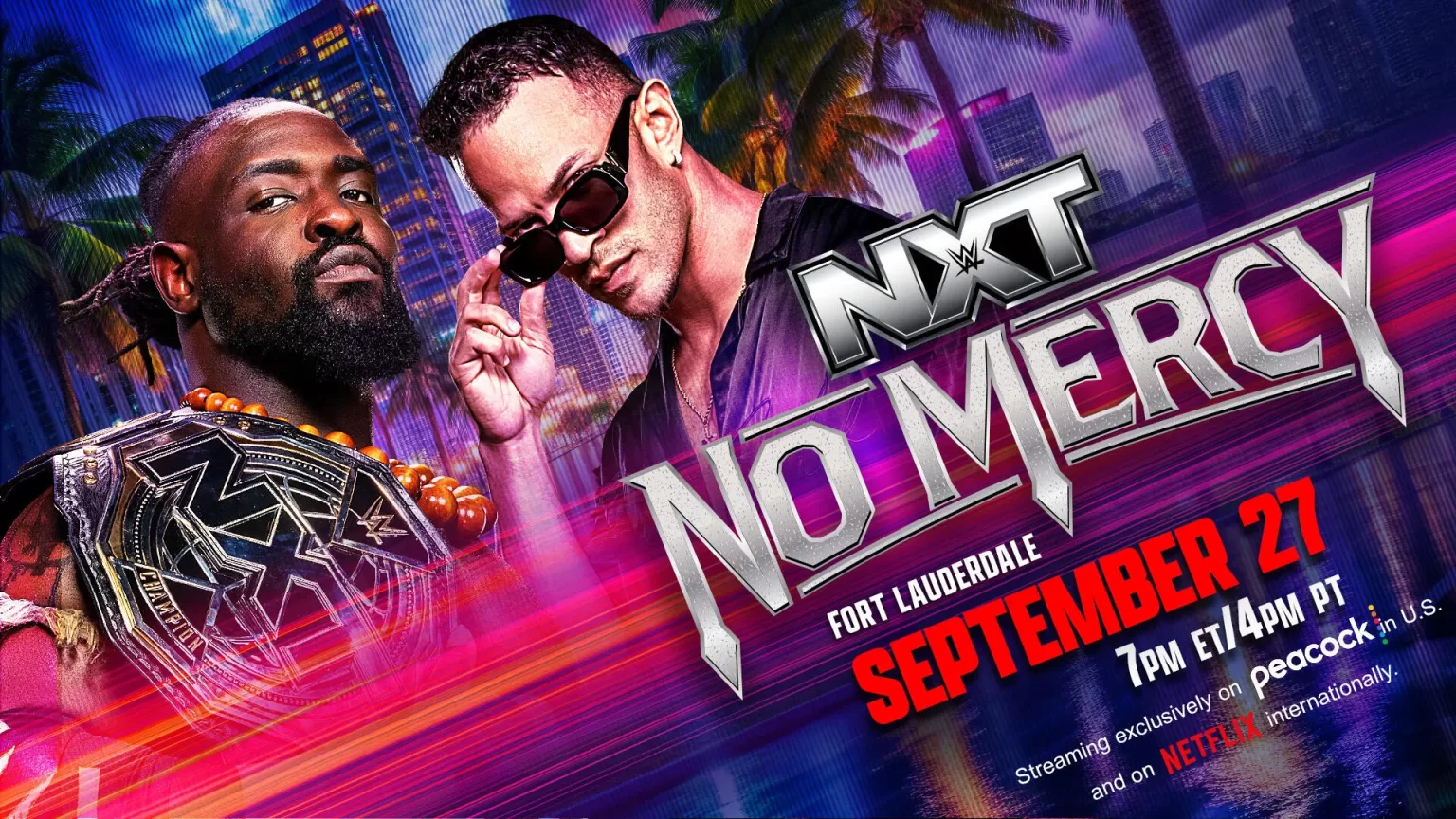 Oba Femi defende NXT Championship contra Ricky Saints no NXT No Mercy 2025