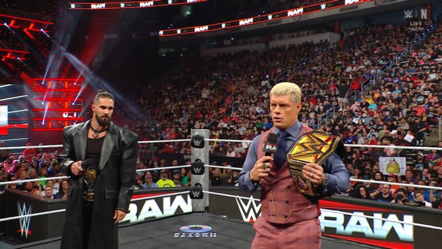 Seth Rollins e Cody Rhodes na WWE