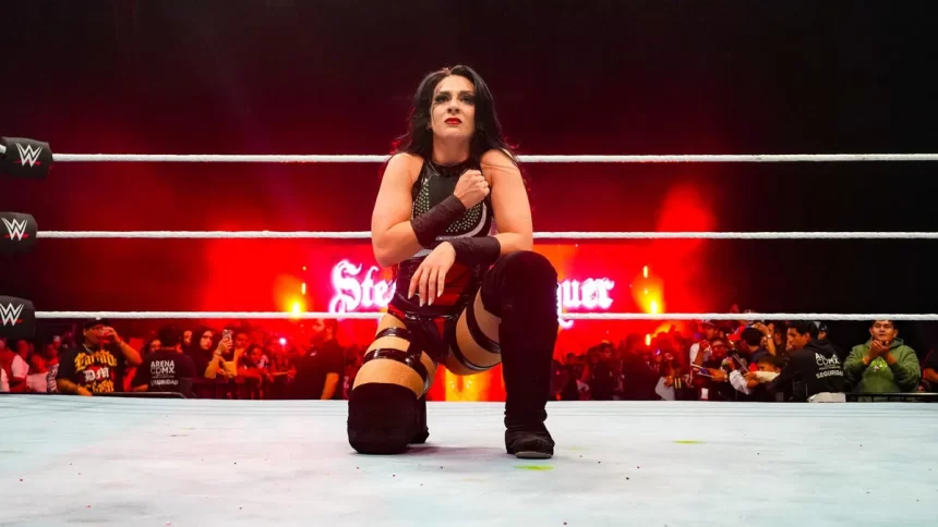 Stephanie Vaquer no ringue da WWE
