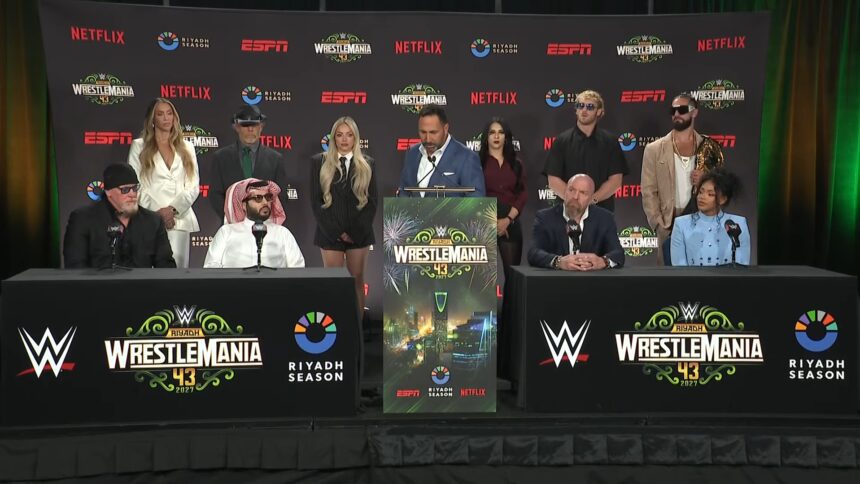 WrestleMania 43 será realizada na Arábia Saudita