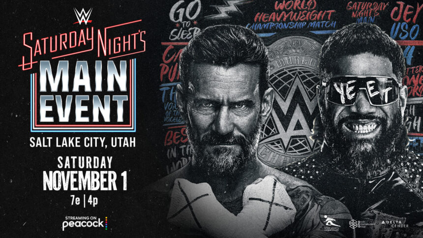 CM Punk e Jey Uso disputarão o World Heavyweight Championship no Saturday Night’s Main Event de 1 de novembro