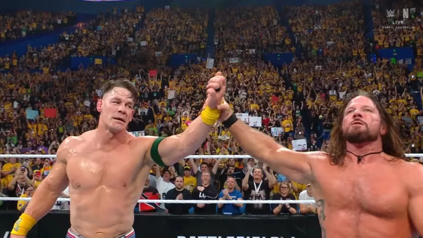 John Cena derrotou AJ Syles no Crown Jewel