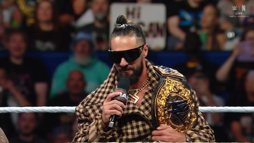 Seth Rollins apareceu no RAW