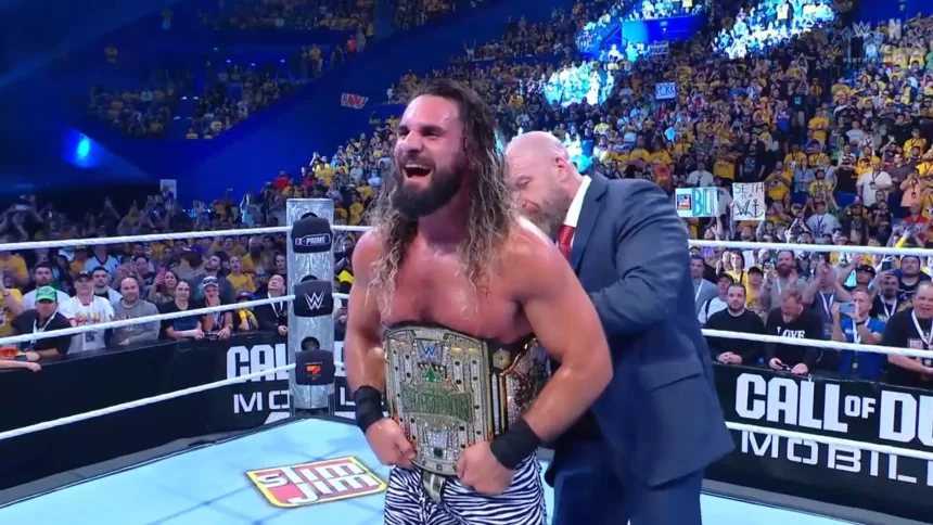 Seth Rollins derrotou Cody Rhodes no Crown Jewel