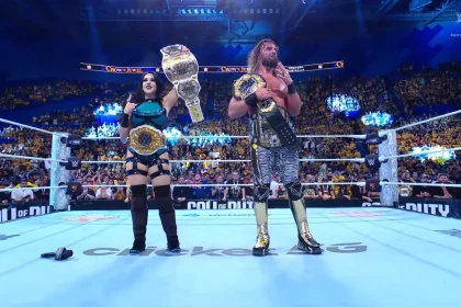 Seth Rollins e Stephanie Vaquer resultados Crown Jewel 2025