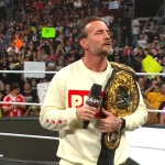 CM Punk durante promo no RAW