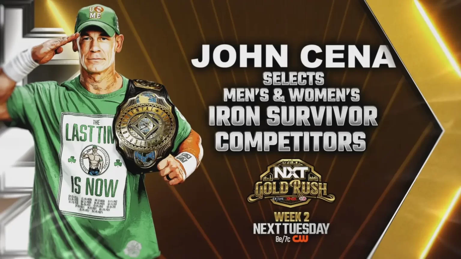 John Cena marcará presença na segunda semana do NXT Gold Rush