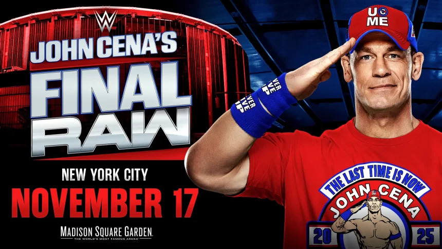 John Cena fará última aparição no RAW