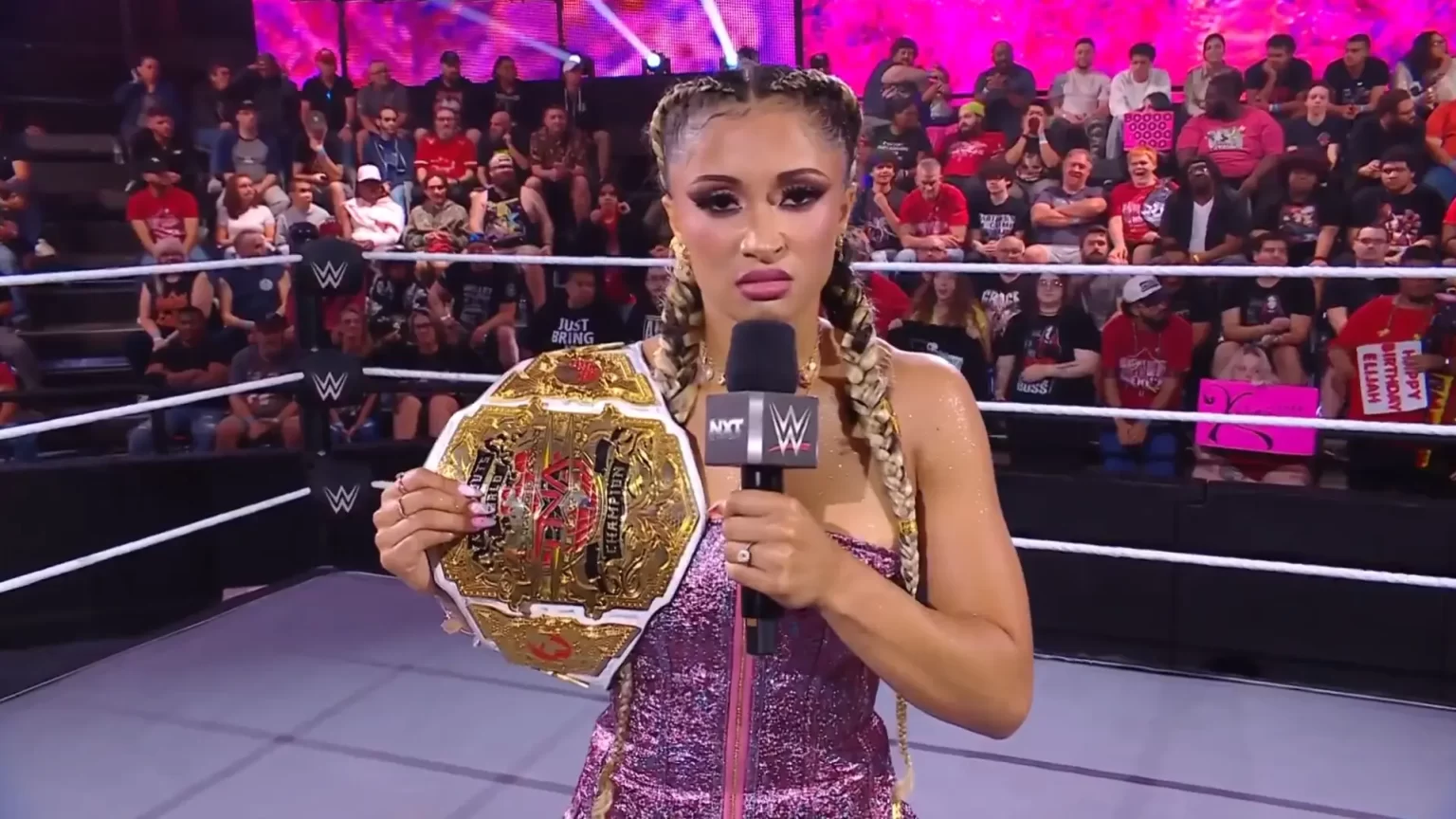Kelani Jordan faz pronunciamento polêmico no NXT