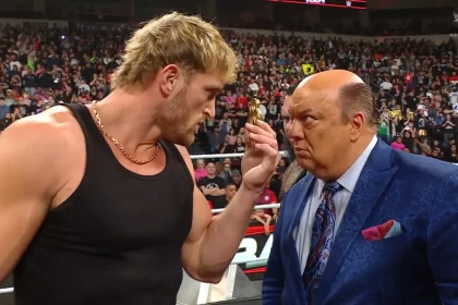 Logan Paul entrega soco inglês a Paul Heyman