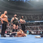 Logan Paul, Bron Breakker, Bronson Reed e Drew McIntyre no SmackDown