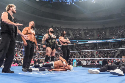 Logan Paul, Bron Breakker, Bronson Reed e Drew McIntyre no SmackDown