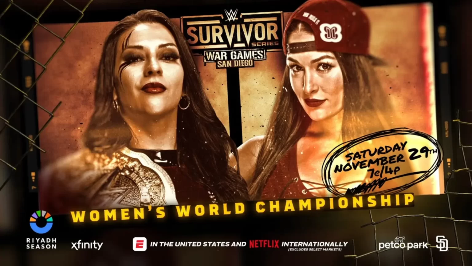 Stephanie Vaquer e Nikki Bella se enfrentarão no Survivor Series