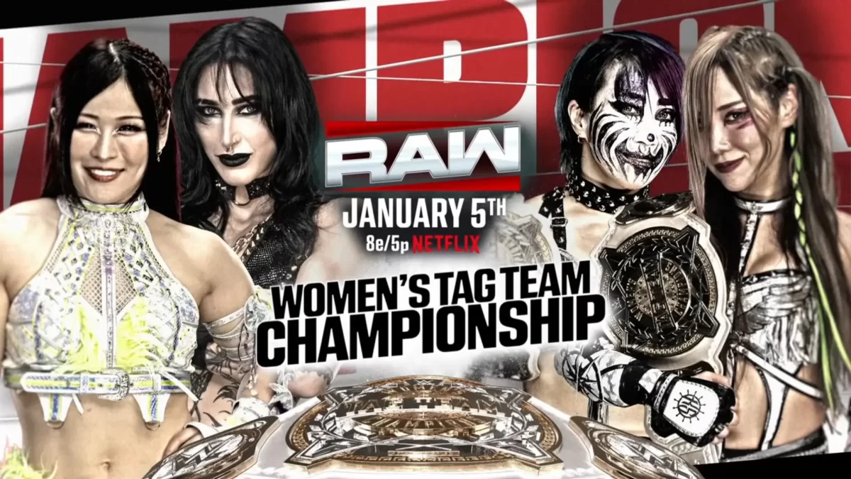 The Kabuki Warriors enfrentarão Rhea Ripley & IYO Sky pelo Women's Tag Team Championship