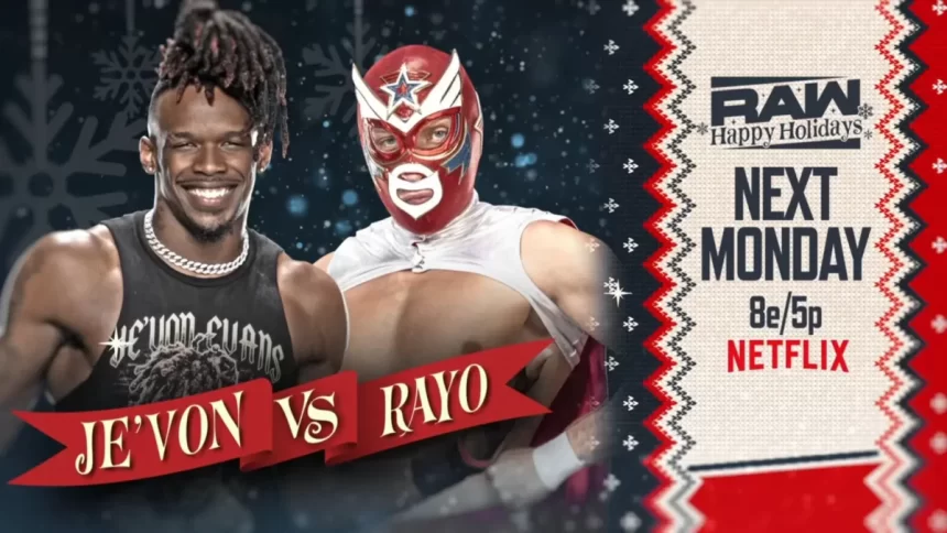 Je'Von Evans enfrentará Rayo no RAW