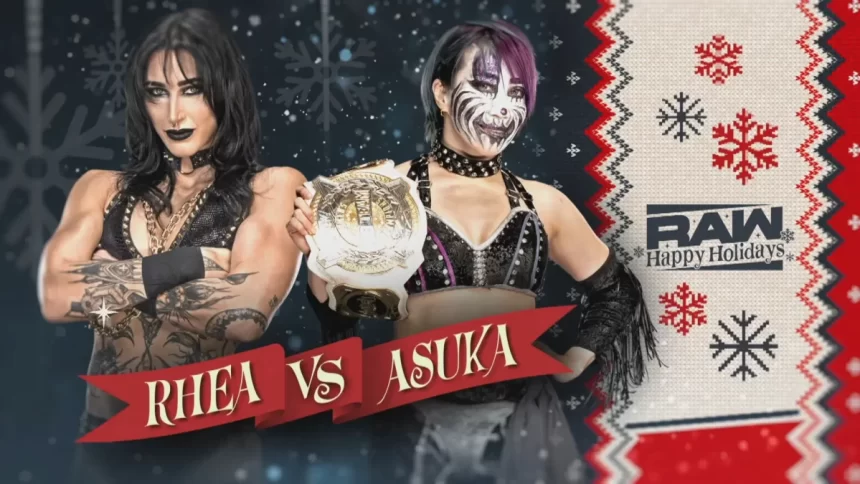 Rhea Ripley e Asuka se enfrentarão no Monday Night RAW 22 de dezembro de 2025
