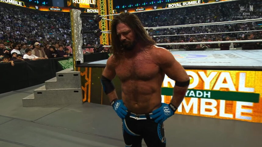 AJ Styles não resiste a Gunther e se despede dos ringues no Royal Rumble