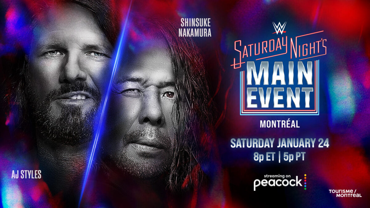 AJ Styles enfrentará Shinsuke Nakamura no SNME