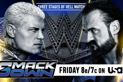 Cody Rhodes e Drew McIntyre se enfrentam no SmackDown do dia 9 de janeiro de 2026