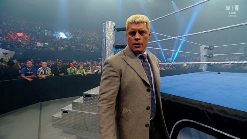 Cody Rhodes no SmackDown do dia 16 de janeiro de 2026