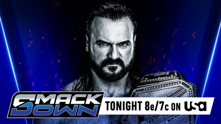 Drew McIntyre com Undisputed WWE Championship no SmackDown