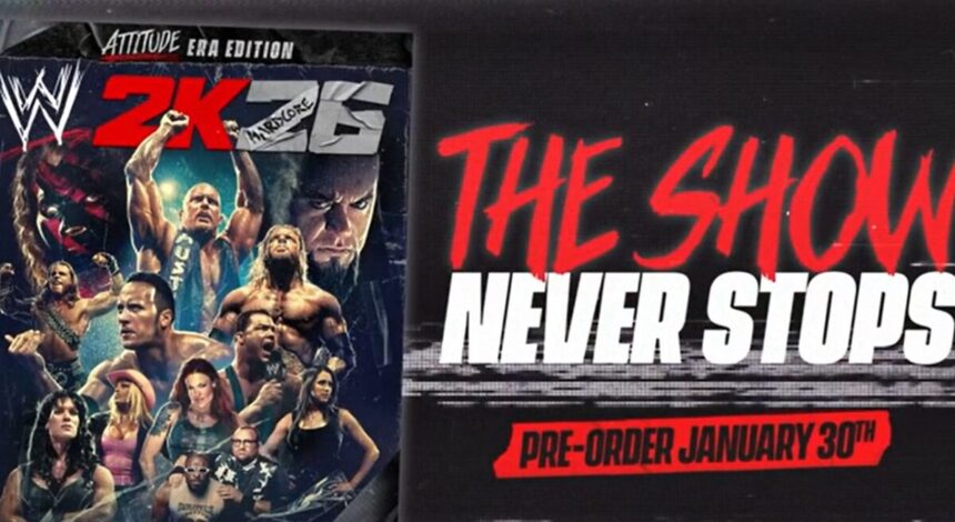 WWE confirma WWE 2K26 e inicia pré-venda em janeiro de 2026